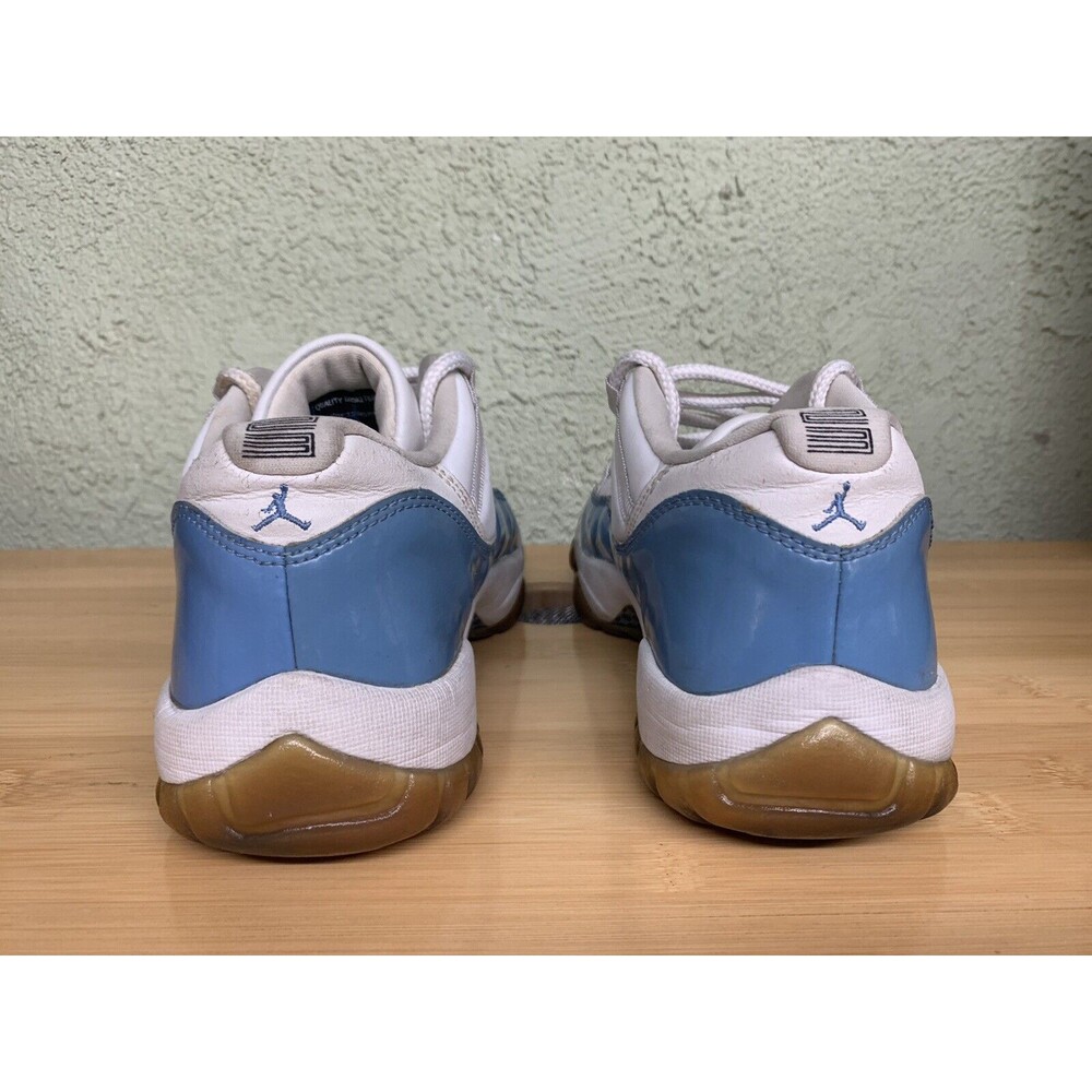 2001 Nike Air Jordan XI 11 Retro Low WHITE COLUMBIA BLUE Space Jams Sz 10.5 - Picture 6 of 8